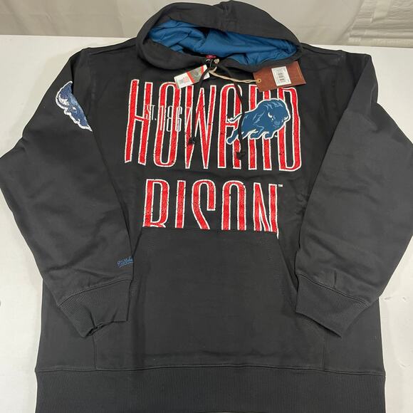 Howard University Bison Mitchell & Ness Fleece Hoodie - Picture 1 of 4